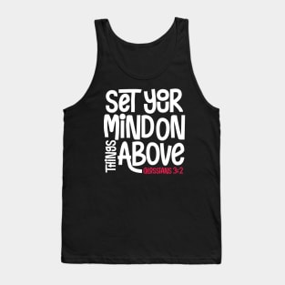 Colossians 3:2 Tank Top